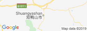 Shuangyashan map